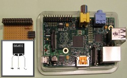 Raspberry Pi mit 1-wire Interface Platine